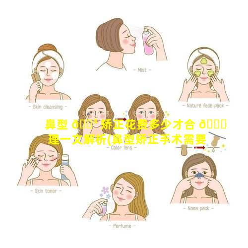 鼻型 🌳 矫正花费多少才合 🐕 理一文解析(鼻型矫正手术需要多少钱)